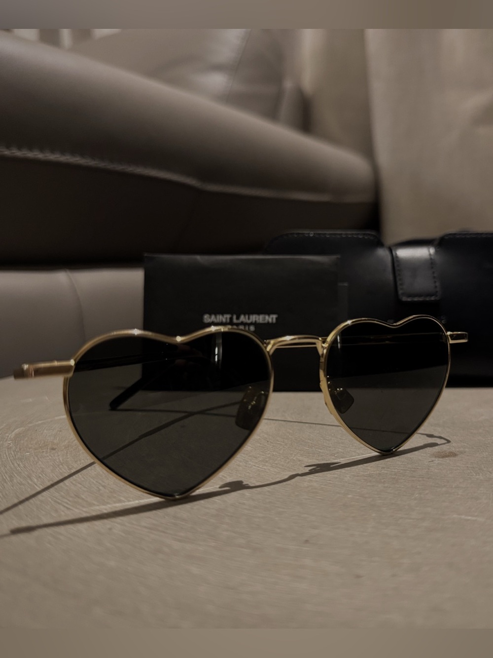 Saint Laurent SL 301 Loulou Heart Sunglasses